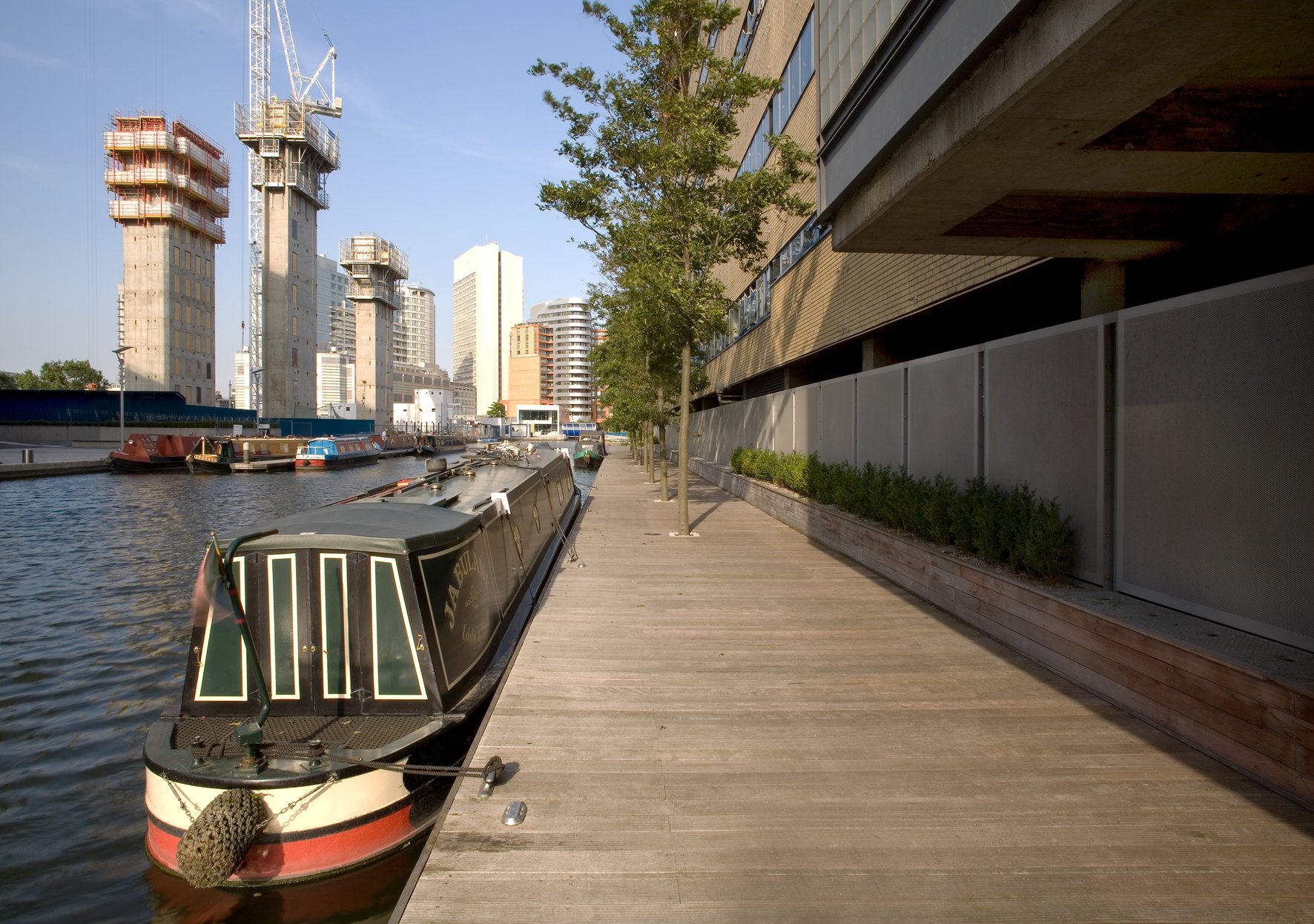 Paddington Basin; Decked Platform